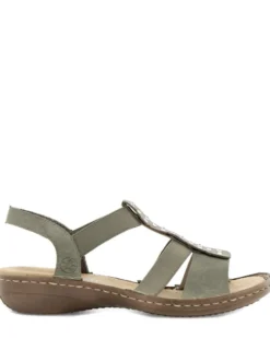Rieker Grön Sandal