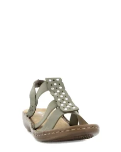Rieker Grön Sandal