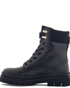 Tommy Hilfiger Cleated lace-up lthr mix mono
