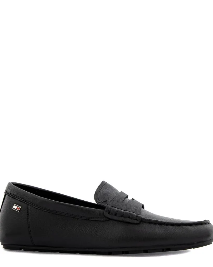 Tommy Hilfiger Flag Leather Driver Loafer