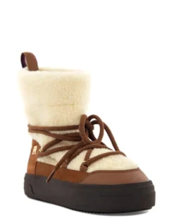 Tommy Hilfiger Lace-up faux shearling boot