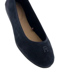 Tommy Hilfiger TH Hardware Suede Ballerina