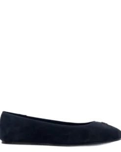 Tommy Hilfiger TH Hardware Suede Ballerina