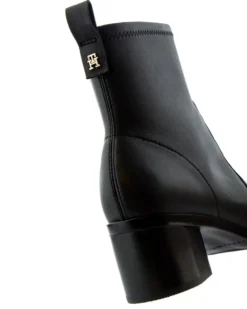 Tommy Hilfiger TH Stretch Leather Bootie